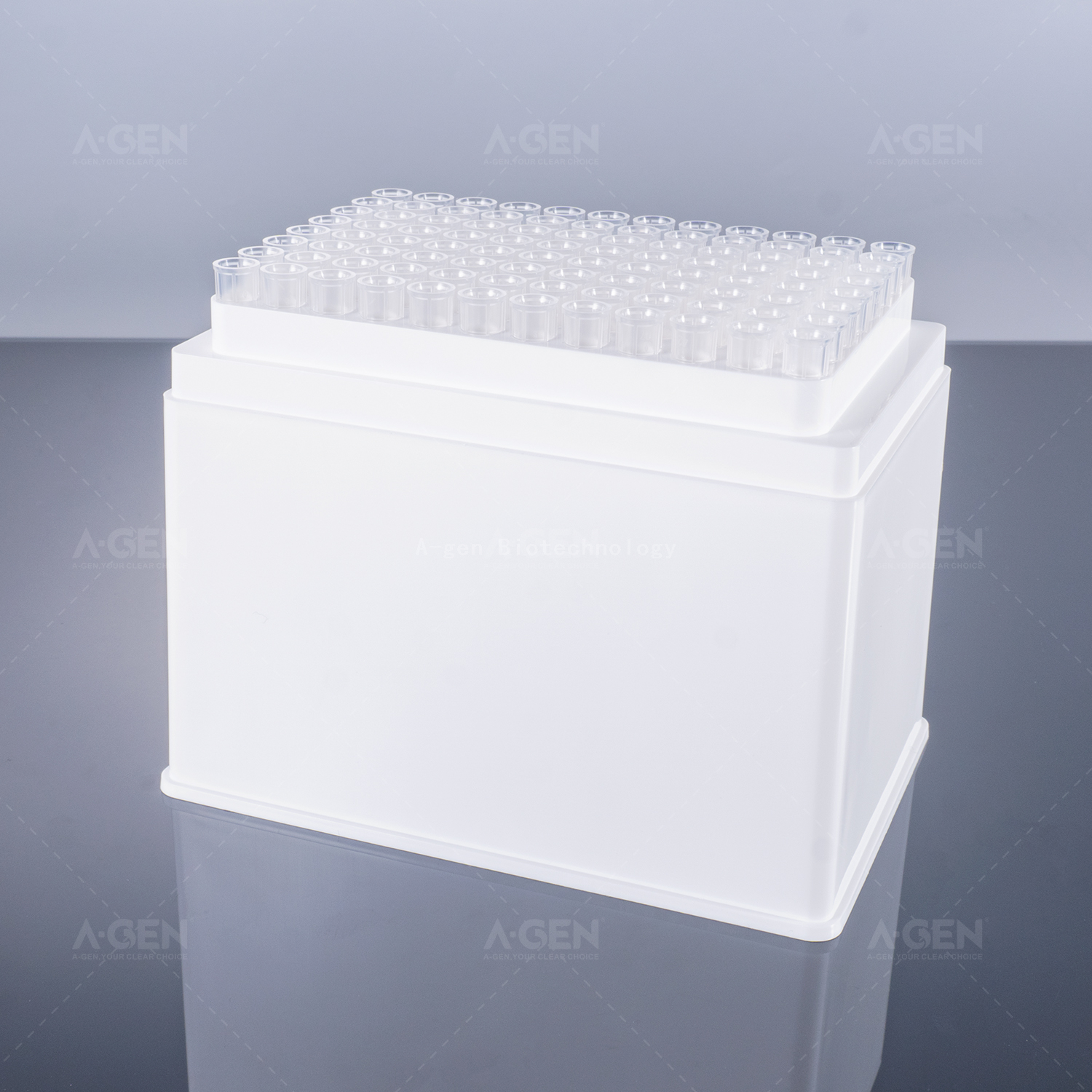 Tecan LiHa 1000μL Transparent PP Pipette Tip (SBS Racked,sterilized) Low Residual With Filter TTF-1000-RSL
