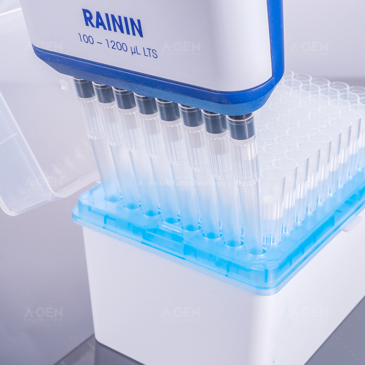 LTS Rainin 1000μL Transparent Pipette Tips with Packed in Reload System
