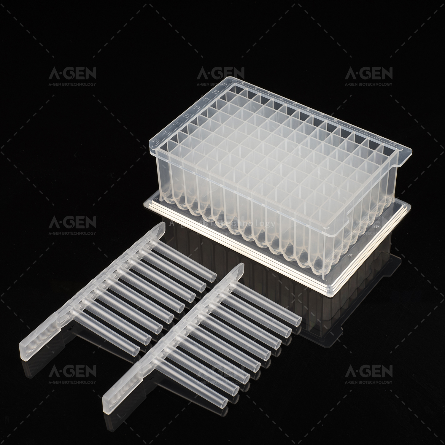Lab Supplies 2.2ml 96 Square-Well Deep Well Plate