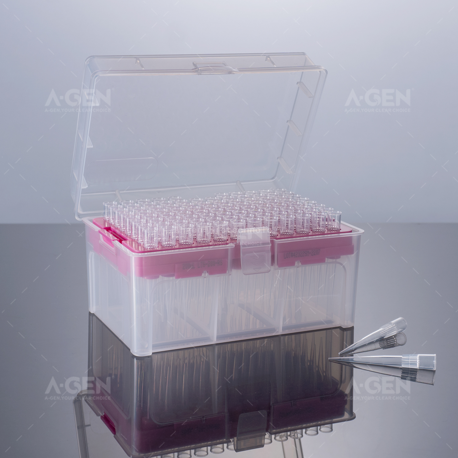 Rainin Sterilization Low Retention 200uL Transparent Tip Packed in Rack 