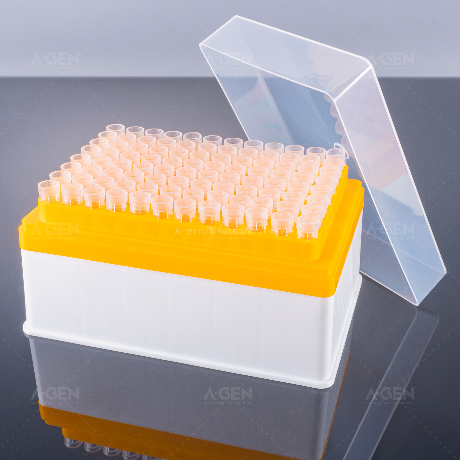 Tecan LiHa 20μL Transparent PP Pipette Tip (SBS Racked,sterilized) for Liquid Transfer With Filter TTF-20-HSL Low Residual