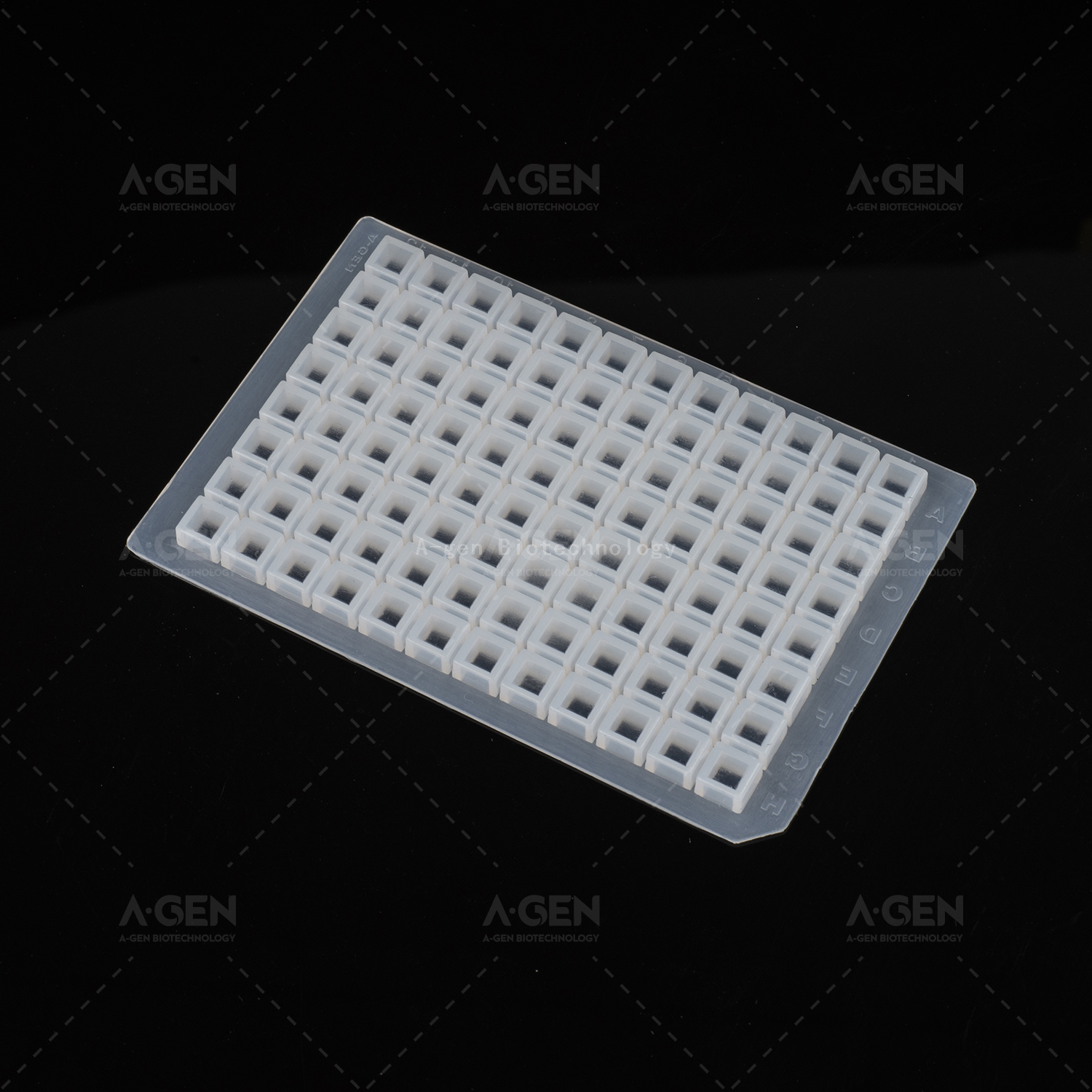  Silicone Sealing Mat for 96 Square Well plate，pierceable