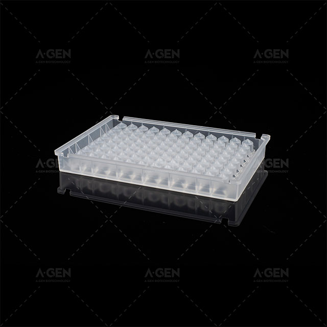 200uL 96 Square-Well Conical V-bottom Assay Storage Elution Plate 