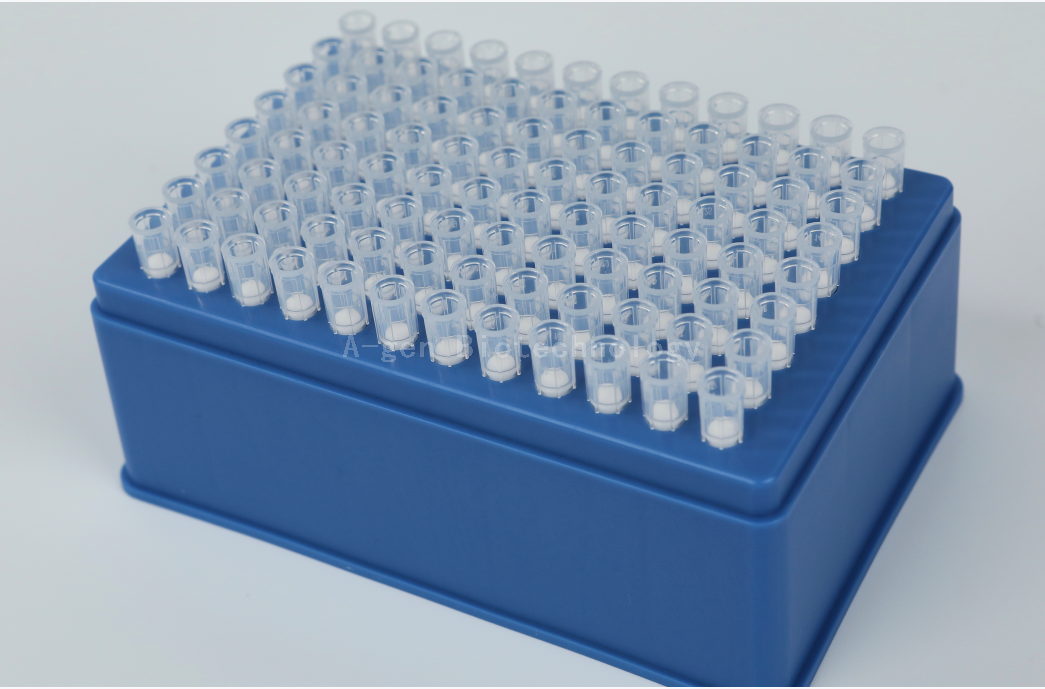 BECKMAN 50μL Clear Robotic PP Pipette Tip (Racked,sterilized) for DNA/RNA Extraction with Filter FXF-50-RS
