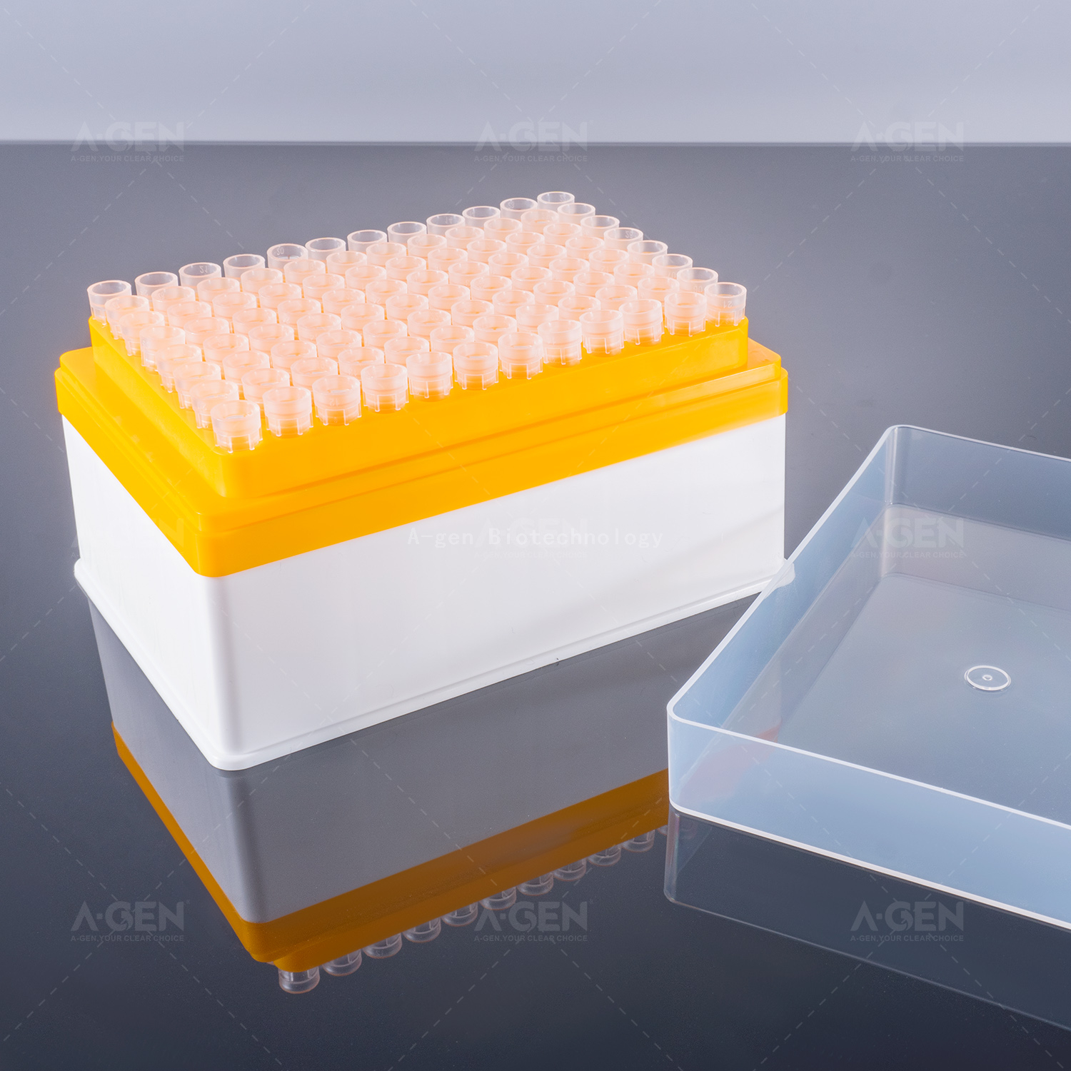 Tecan LiHa 20μL Transparent PP Pipette Tip (SBS Racked,sterilized) for Liquid Transfer With Filter TTF-20-RSL Low Residual